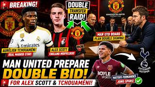 🔴 Man United's Next Move! Double Bid Planned for Alex Scott and Tchouaméni After Fernandes Blow 🚨