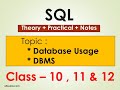 SQL Tutorial | Topic-2 | Class 10, 11 and 12 for SEBA, AHSEC and CBSE Board | In Assamese