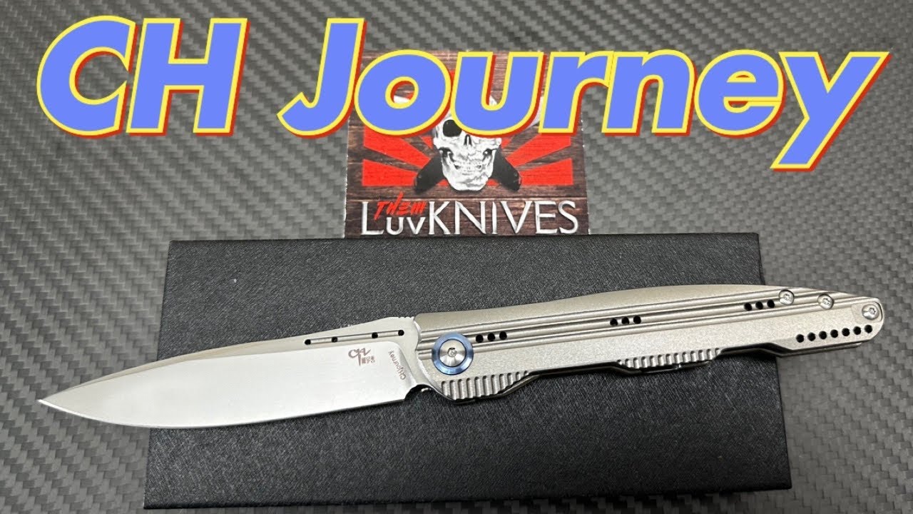 CH Knives Journey front flipper ! Slender / lightweight and full sized