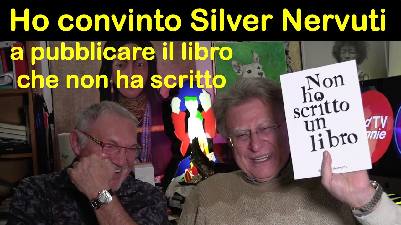 Silver Nervuti si è convinto a pubblicare il libro che non ha scritto. Esilarante diretta !!!