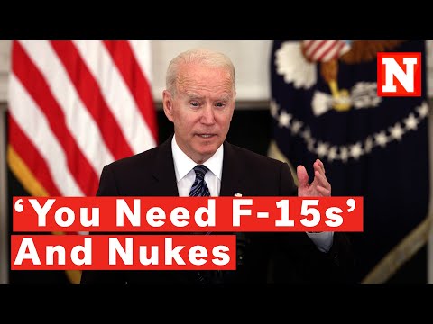 Biden: To Take On Government 'You Need F-15's And Maybe Some Nuclear Weapons'