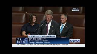 Rep. Burchett gives floor speech on State Dept giving out cash assistance to illegals