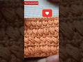 ✨How to Crochet Aligned Puff Stitch Pattern #shorts #trending #crochet
