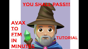 Tutorial: Fastest way to Bridge from AVAX to Fantom. Cast a spell with Magic Internet Money!