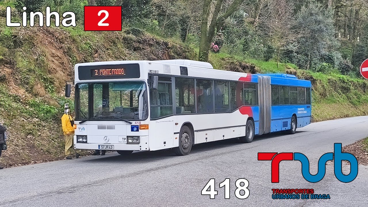 Transportes Urbanos de Braga 418 - Linha 2 (video recording - collab)