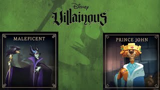 Disney Villainous Maleficent VS Prince John - (SOLO)