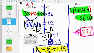 8th grade Unit 3 Review Equations