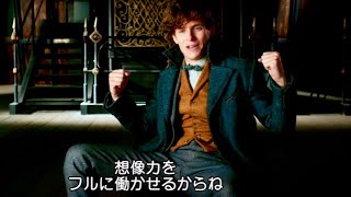 ニュートは魔法動物との絡みで毎晩クタクタだった!?／映画『ファンタスティック・ビーストと黒い魔法使いの誕生』メイキング