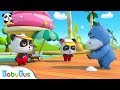 Oops! Hank's Ice Cream Fell Down | Baby Panda's Dessert Truck | Cooking Pretend Play | BabyBus