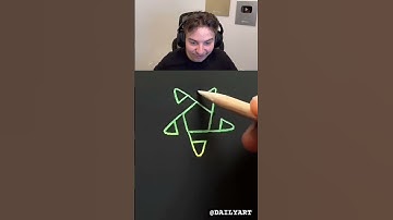 How To Draw The 3D Star