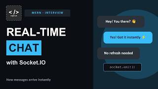 Full How Real-Time Chat Works ⚡ Socket.IO + MERN Stack | Full Stack Interview Question Update