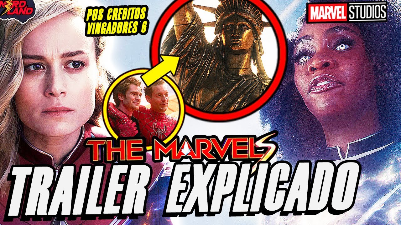 O FINAL INSANO!!! TRAILER THE MARVELS EXPLICADO (DETALHES + ANÁLISE + TEORIA) INCURSÃO E SECRET WARS