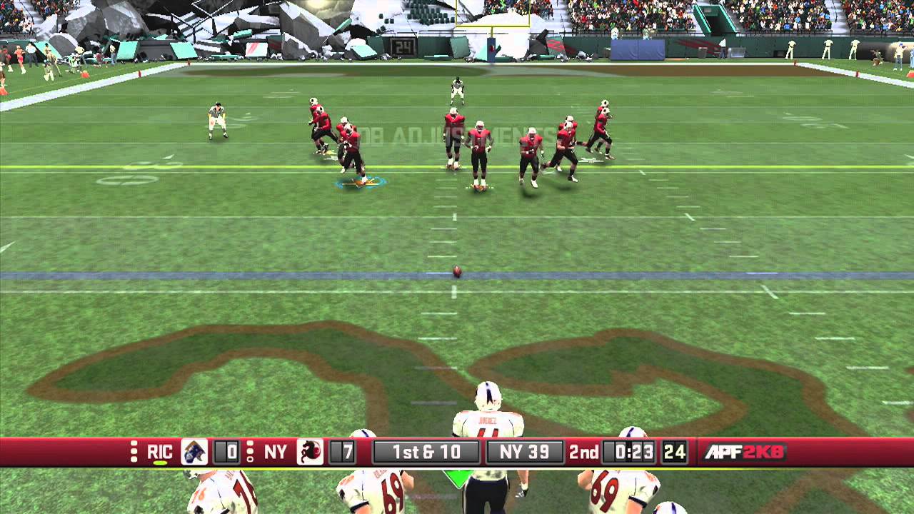 All Pro Football 2K8 Showtime718 vs Drsim80