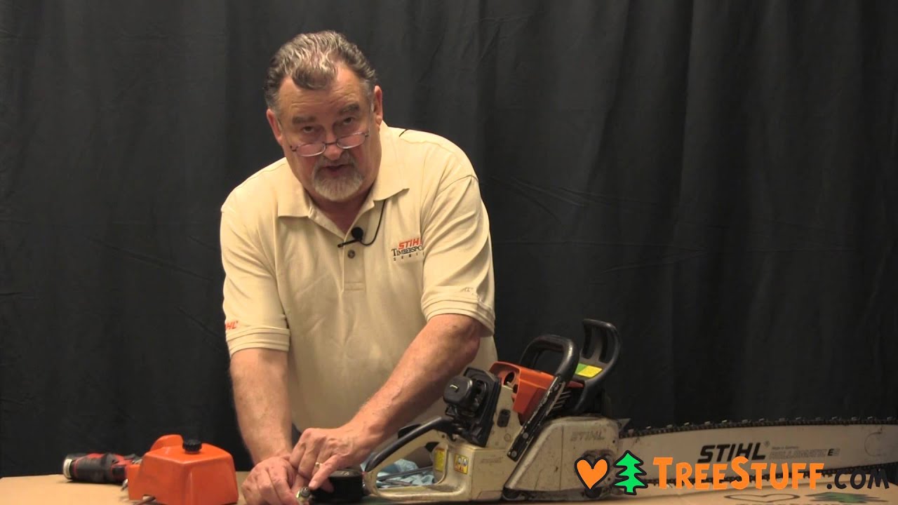 Basic Chainsaw Repair  How to Inspect and Replace the Spark Plug - TreeStuff com