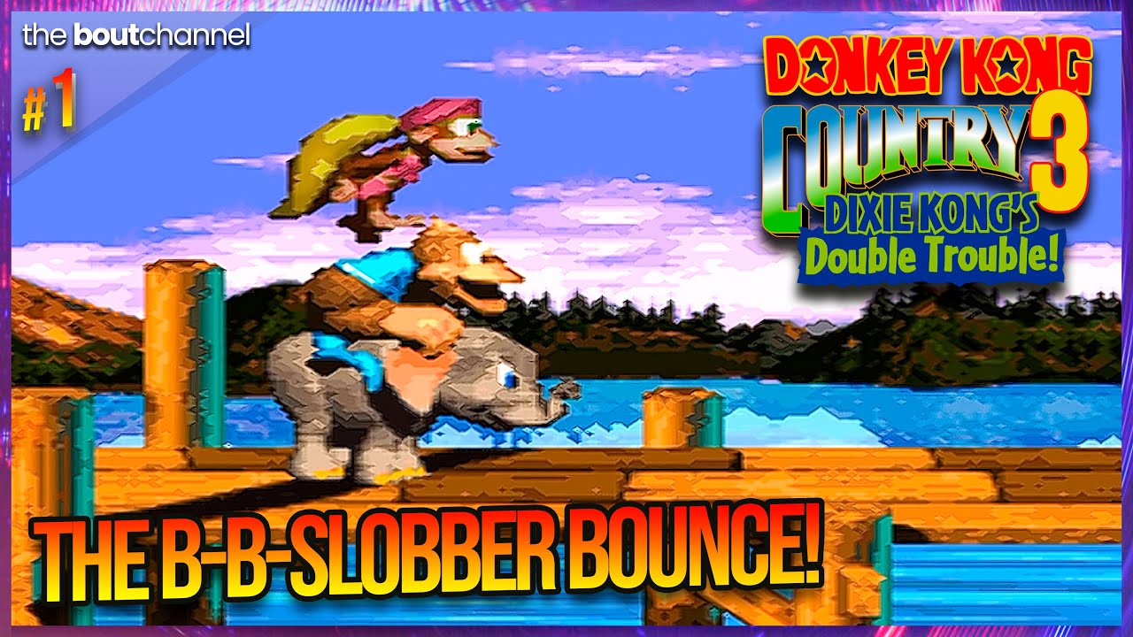 Donkey Kong Country 3: Dixie Kong's Double Trouble! (SNES Gameplay, ep.1) ㅡ Lakeside Limbo