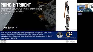 Lunar Surface Science Workshop: CLPS Overview and Early CLPS Science Results - Kris Zacny