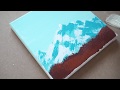 Snow Mountains Painting - Acrylic painting#7 - Using Palette knife - Step by Step