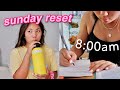 SUNDAY RESET MORNING ROUTINE | productive & healthy