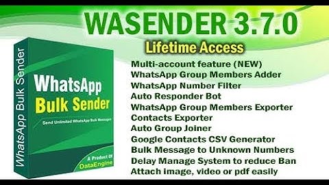 WaSender Software Installation Video