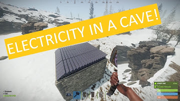 ELECTRIFY Your Cave WITHOUT Generators - Rust Base Design
