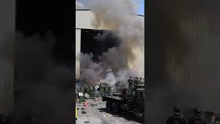 Massive Ammunition Depot Explosion! #military
