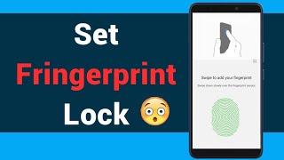 How to Enable Fringerprint Lock on Android || Set Fringer Lock on Android || Tech Process screenshot 5