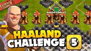 Pelemparan Pelempar Bintang 3 dengan Mudah - Haaland Challenge #5 (Clash of Clans)