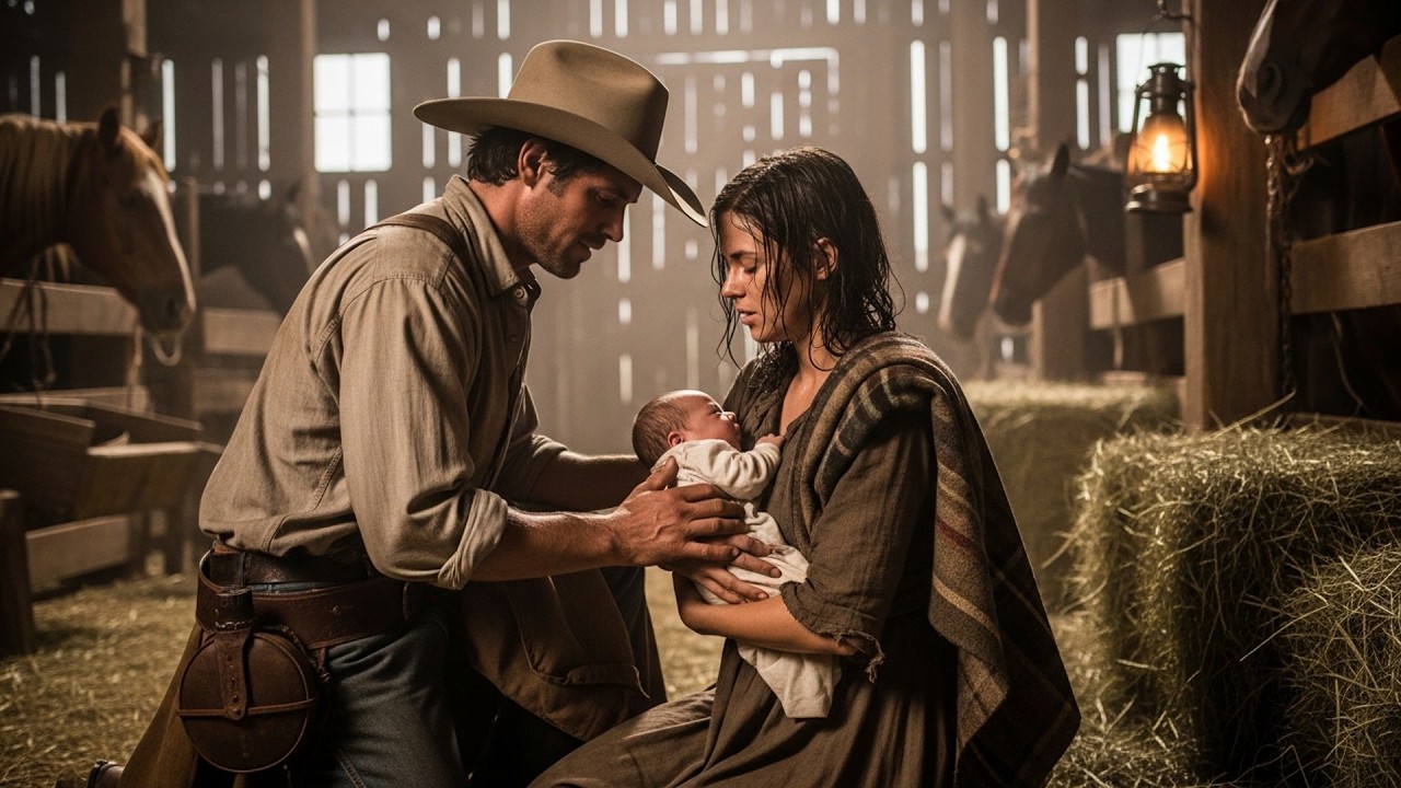 She Was Screaming From Labor Pains In The Barn, Cowboy Delivered Her Baby And Stayed To Help