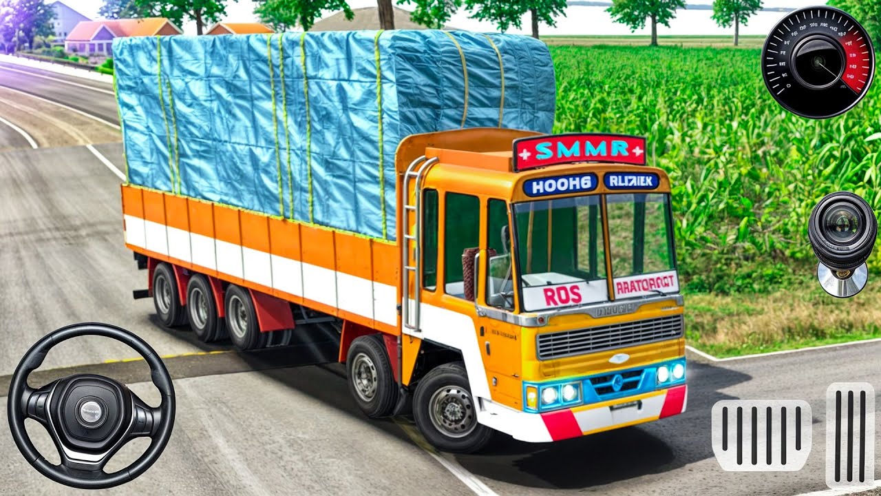Indian Cargo Truck Wala Game - Indian truck simulator 3d gameplay - Driving simulator
