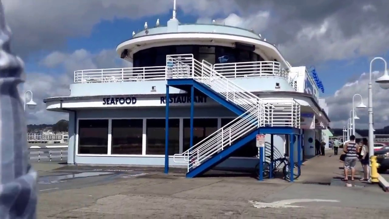 From downtown library to Wharf; Santa Cruz, California