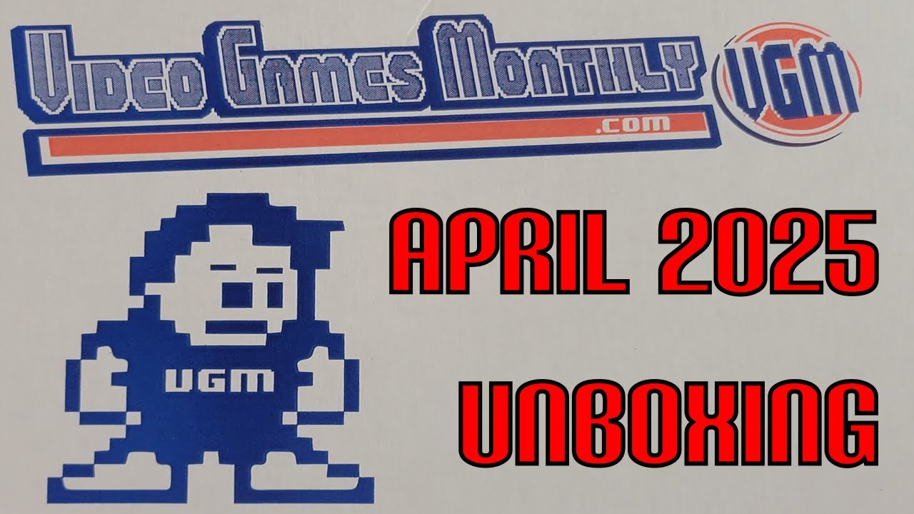 April 2025 Video Games Monthly Unboxing