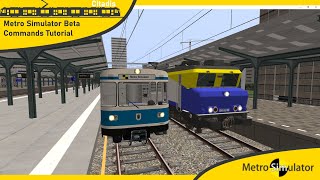 Metro Simulator Beta Commands Tutorial screenshot 5