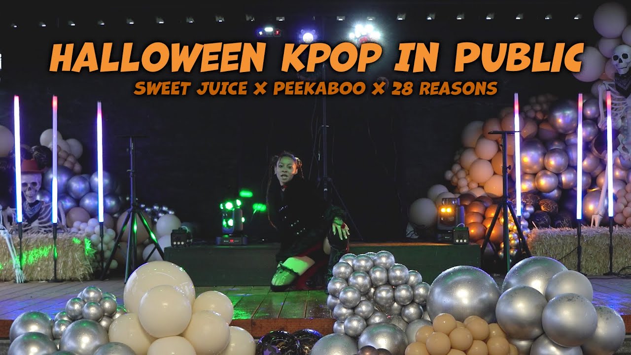 HALLOWEEN KPOP IN PUBLIC | Sweet Juice x Peek-A-Boo x 28 Reasons Dance Performance