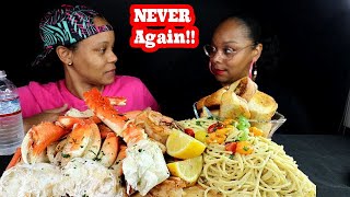 HOW MY WIFE REALLY FELT MEETING MY EX GIRLFRIEND! SEAFOOD BOIL MUKBANG