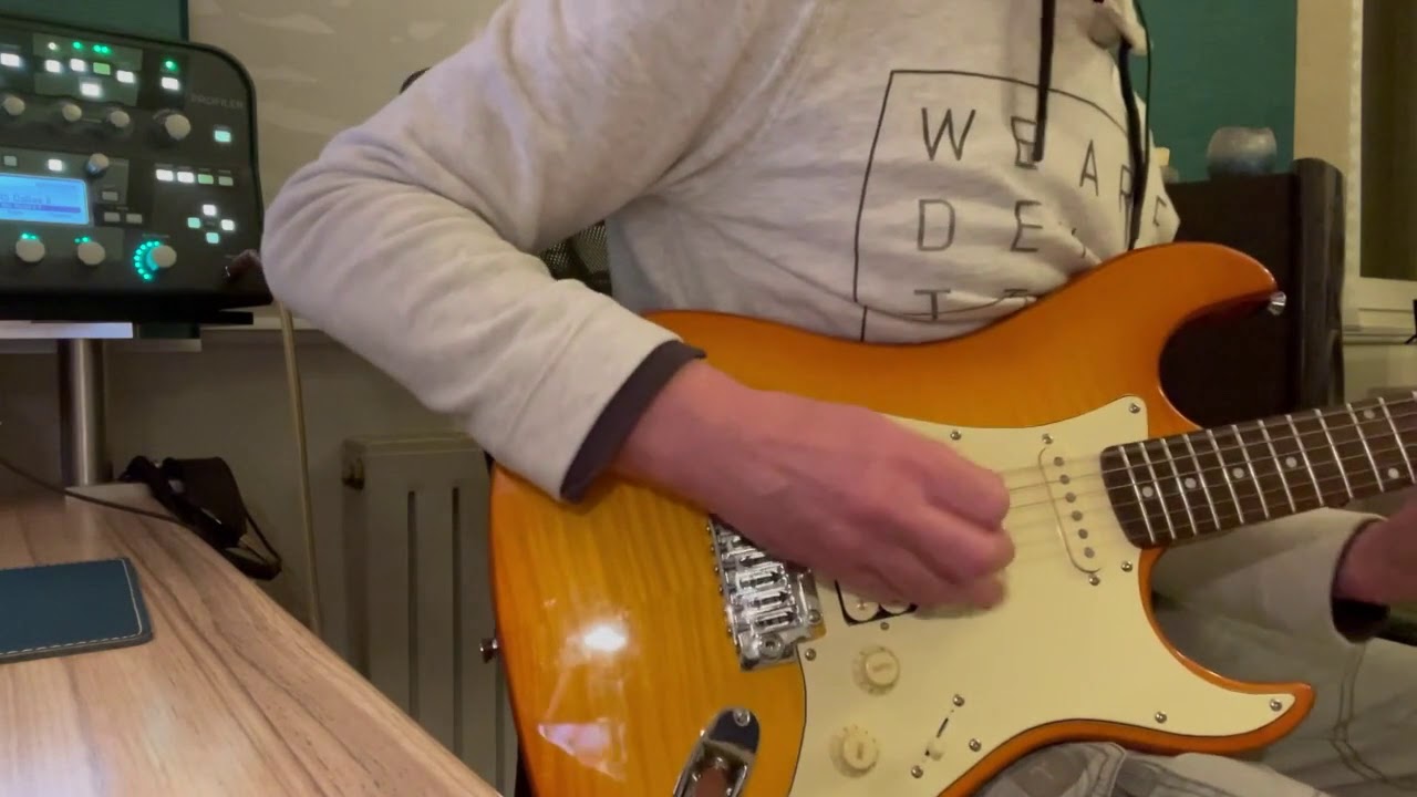 Coxx 'Strat style' Guitar with maple top