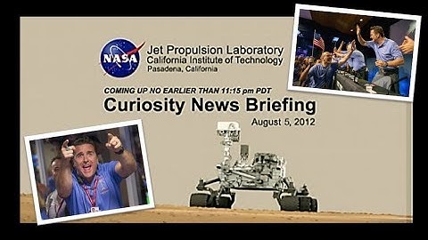 Curious NASA press conference feat. Adam Steltzner