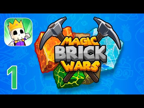 Magic Brick Wars - Gameplay Walkthrough Part 1 - Online PvP War Game! (iOS, Android)