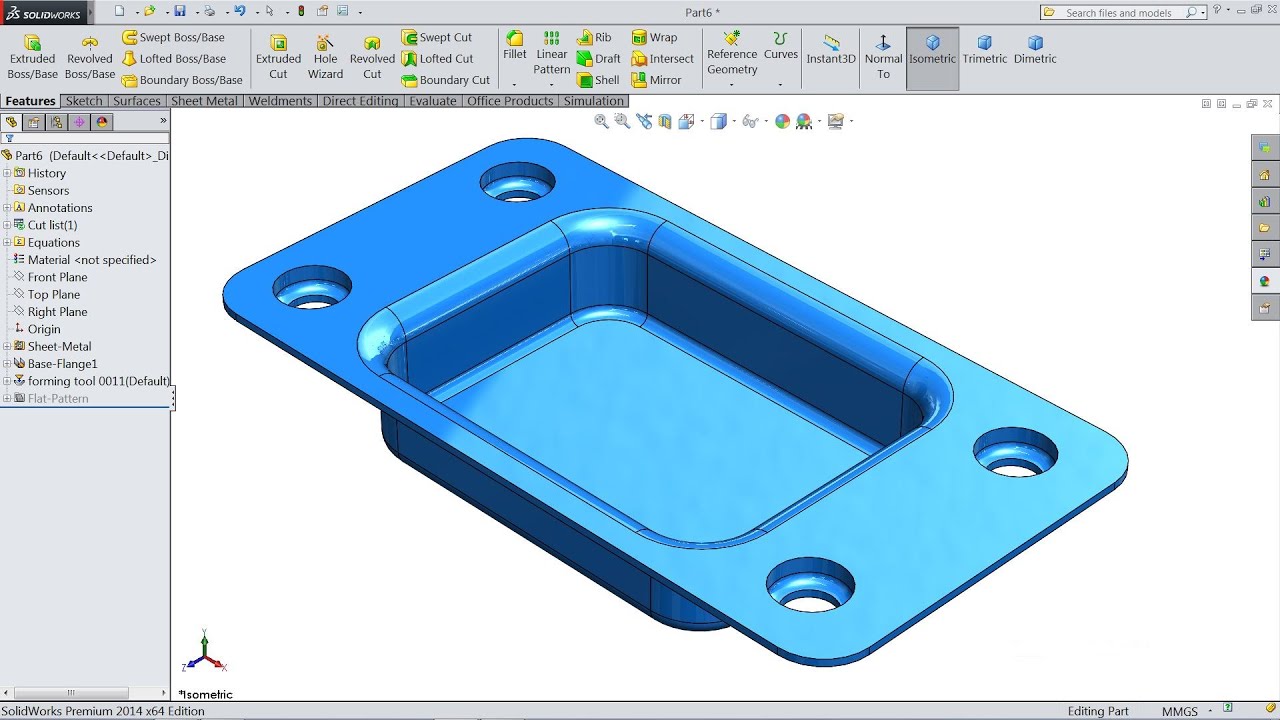 solidworks forming tool download