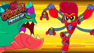 Superhero cartoons Chuck Chicken Power Up all episodes Part 6