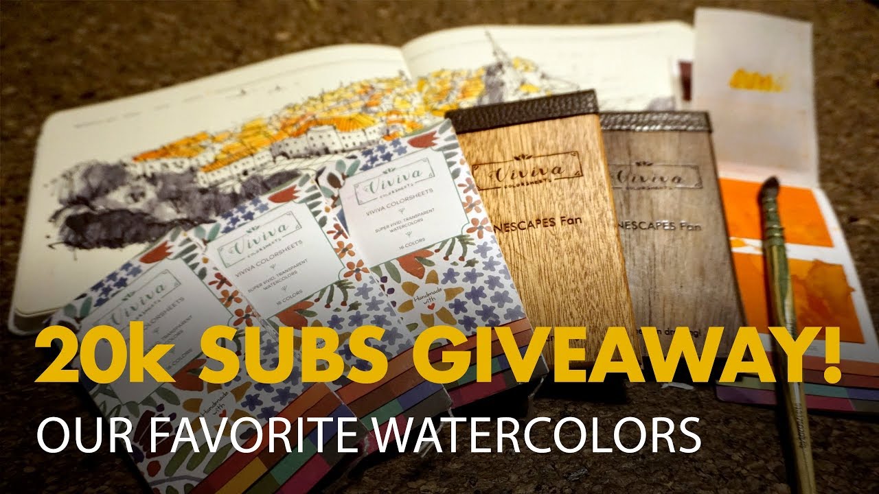 Watercolor Colorsheets