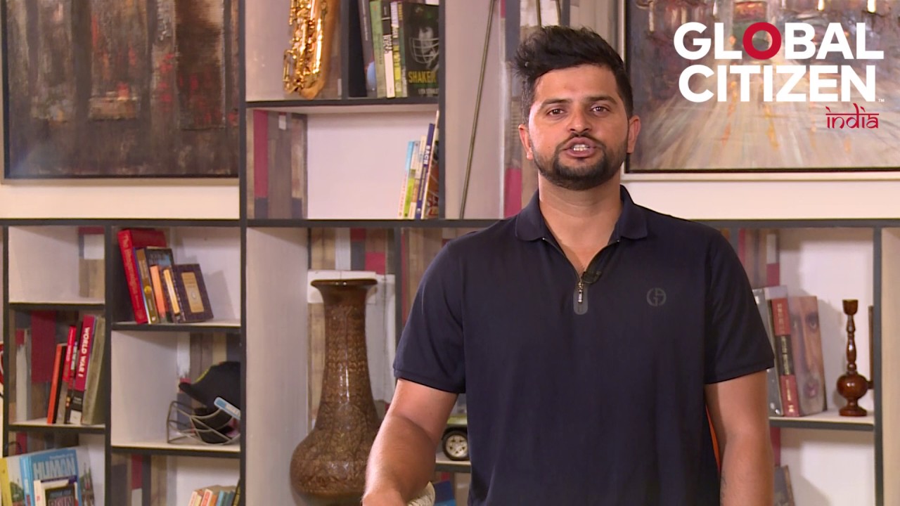 Suresh Raina is a Global Citizen - YouTube
