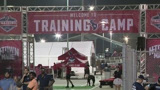 Houston Texans training camp opens to fans