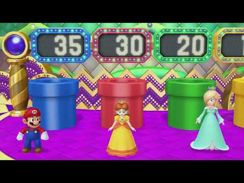 Mario Party 10 Minigames - Mario vs Daisy vs Rosalina vs Toadette