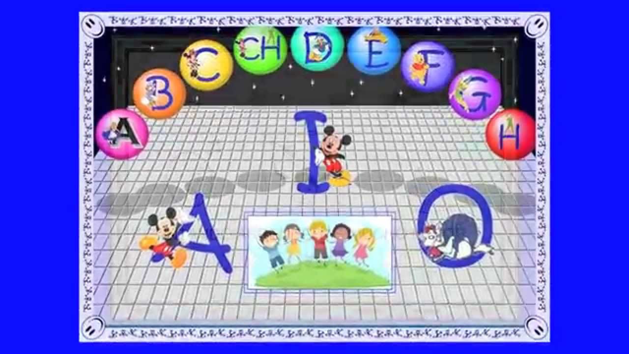 Canción CANTAMOS EL ABECEDARIO con pictogramas.