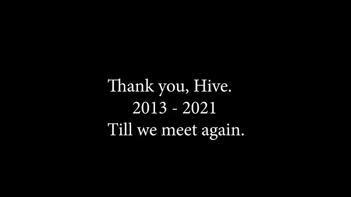 Thank you Hive. Till we meet again. 2013 - 2021 - DayDayNews
