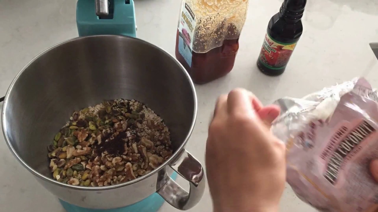 Brown Butter Granola with Pomegranate Molasses, Sumac and Coconut | all day i eat like a shark