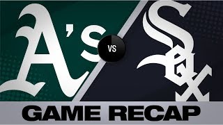 Bassitt, Olson lead Athletics to a 2-0 win | Athletics-White Sox Game Highlights 8/11/19