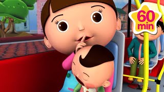 El bebé llora en el autobus 😭🚌 | Canciones Infantiles🎵| Caricaturas para bebes