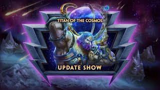 Smite 8.12 Titan oḟ the Cosmos Update Show - Atlas New God, New Skins, Battlepass and More