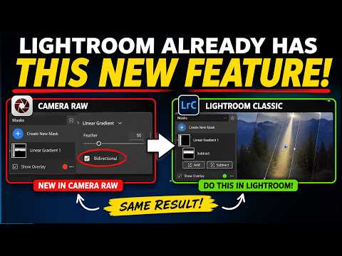 How to get the NEW gradient in Lightroom Classic, 2 min TIP